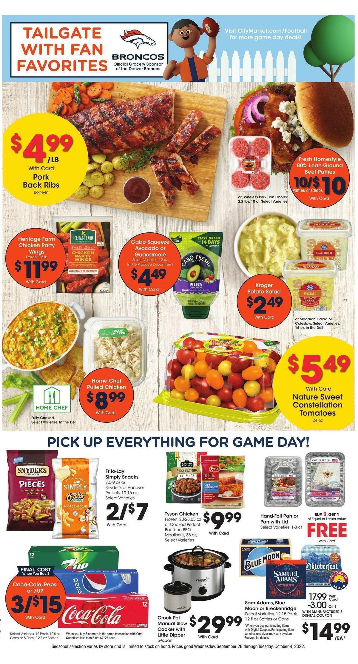 City Market Weekly Ad from September 28