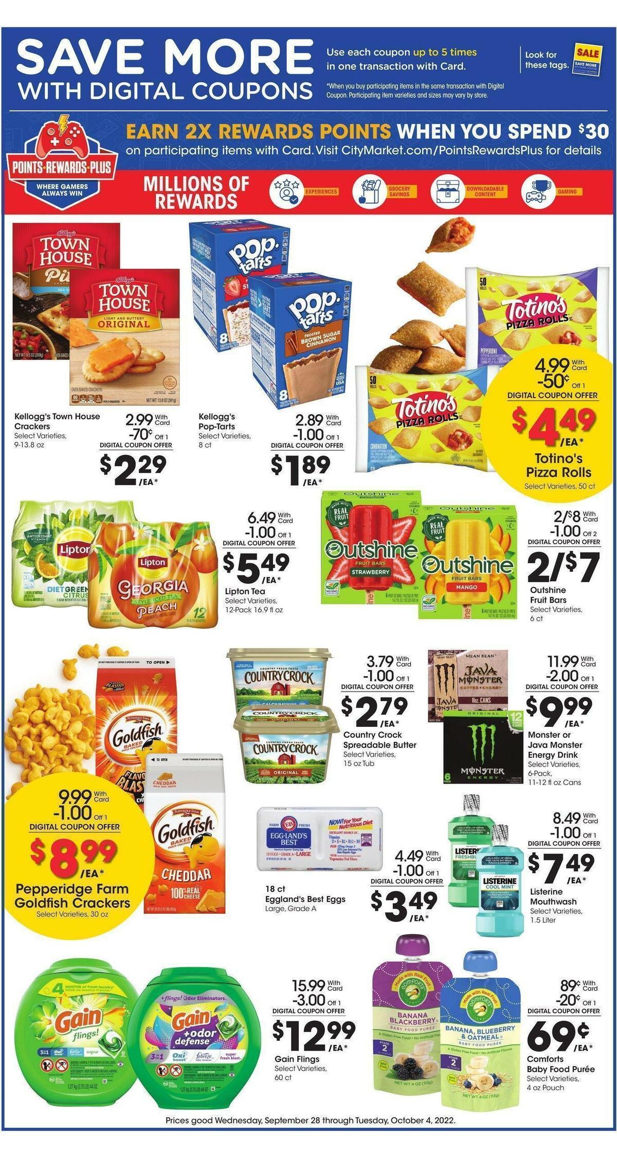 City Market Weekly Ad from September 28