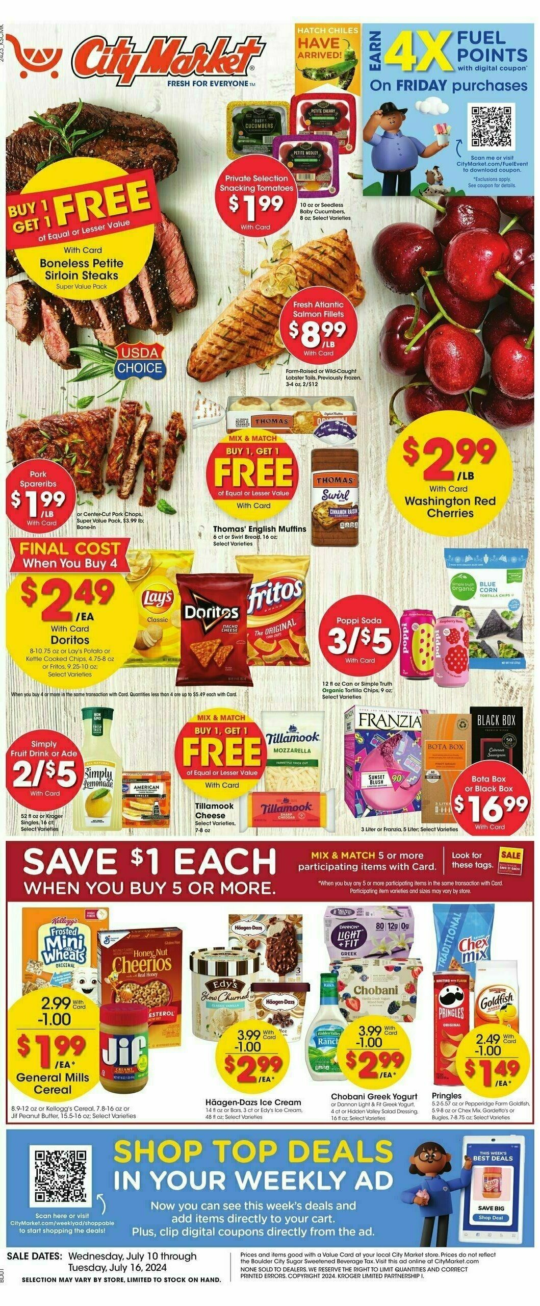 City Market Weekly Ad from July 10