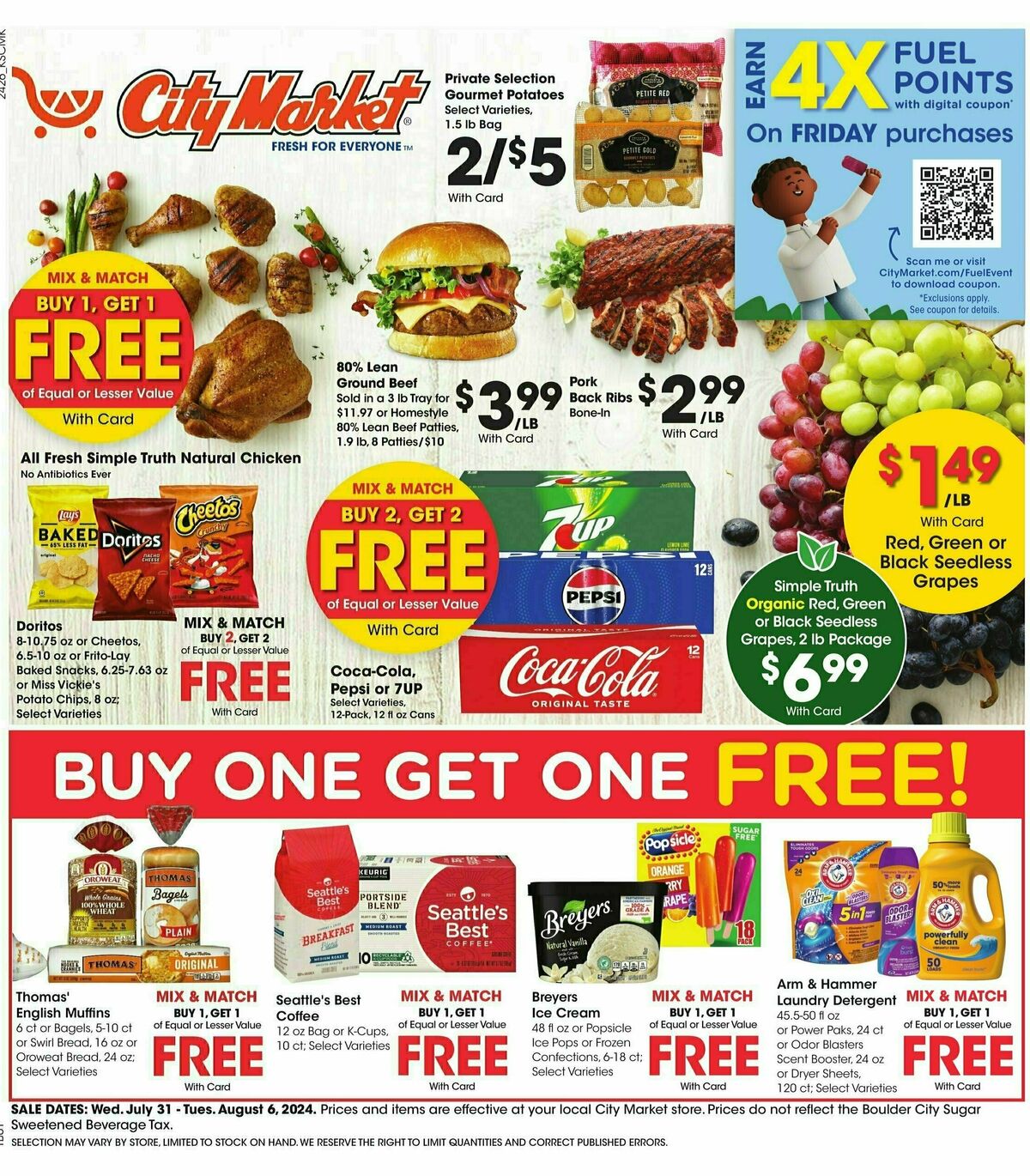 City Market Weekly Ad from July 31