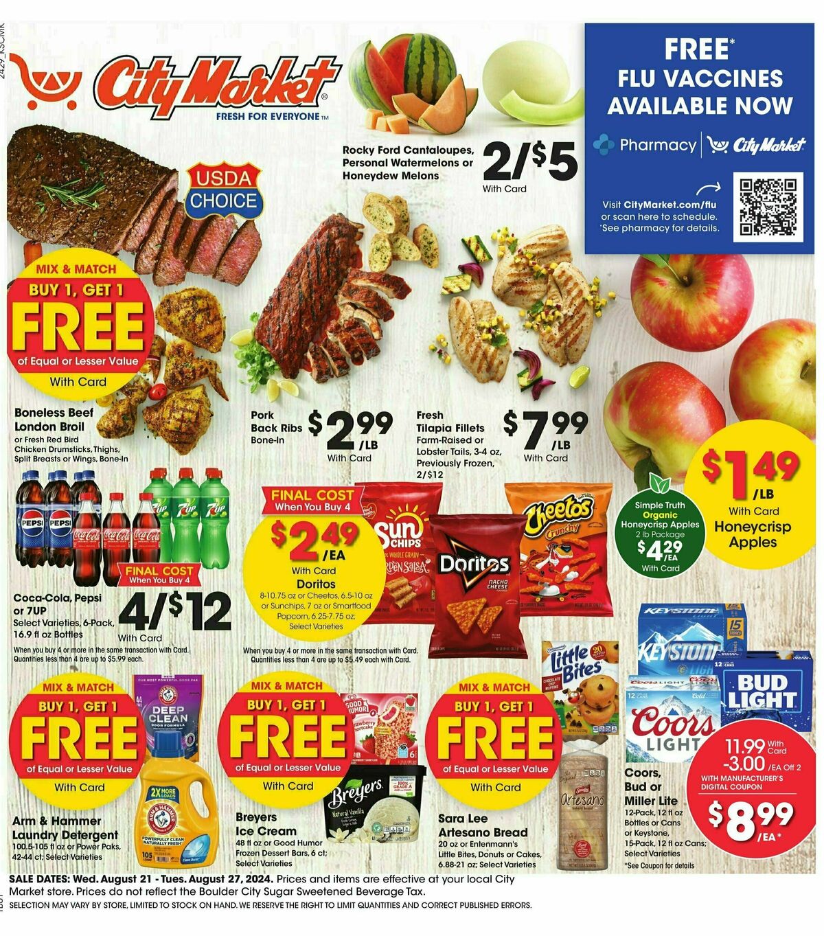 City Market Weekly Ad from August 21