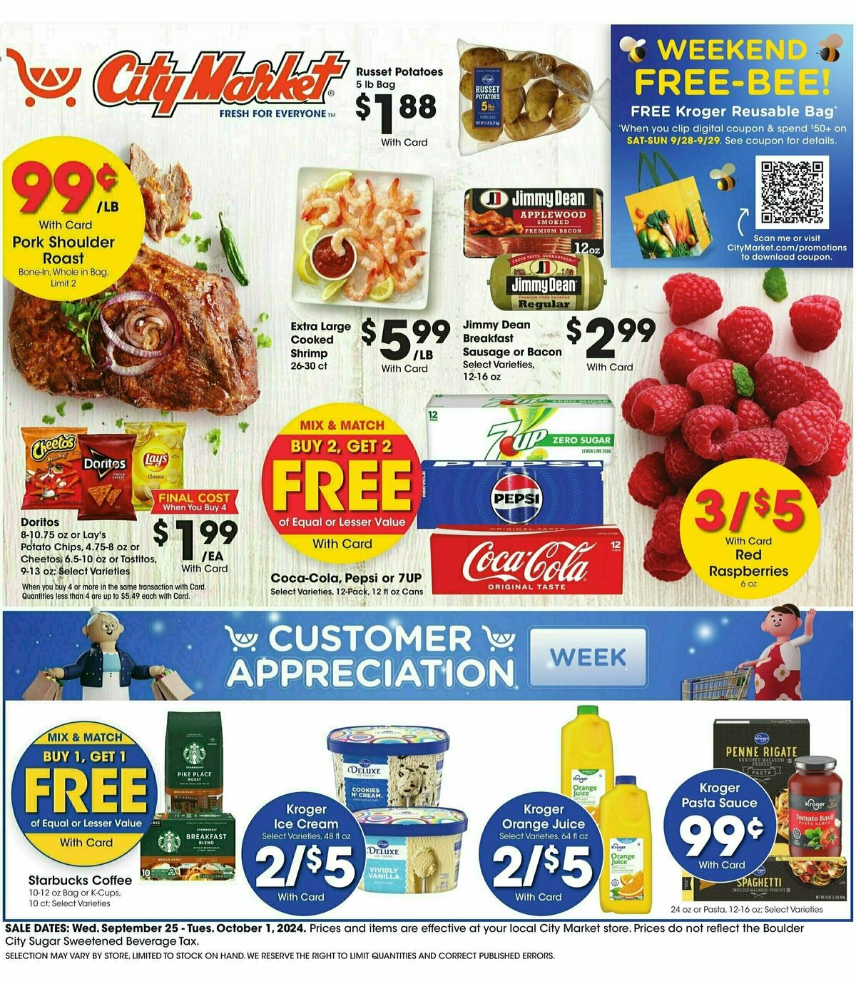 City Market Weekly Ad from September 25