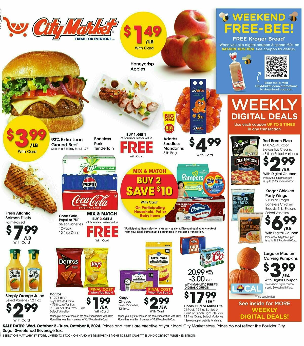 City Market Weekly Ad from October 2