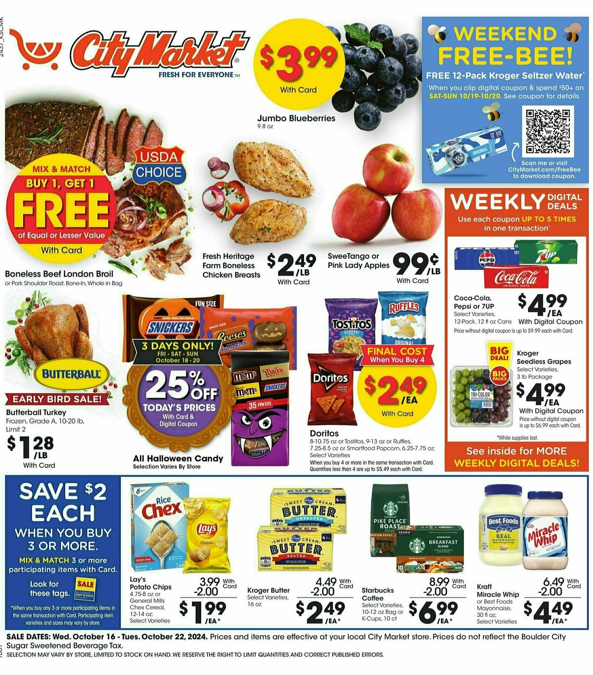 City Market Weekly Ad from October 16