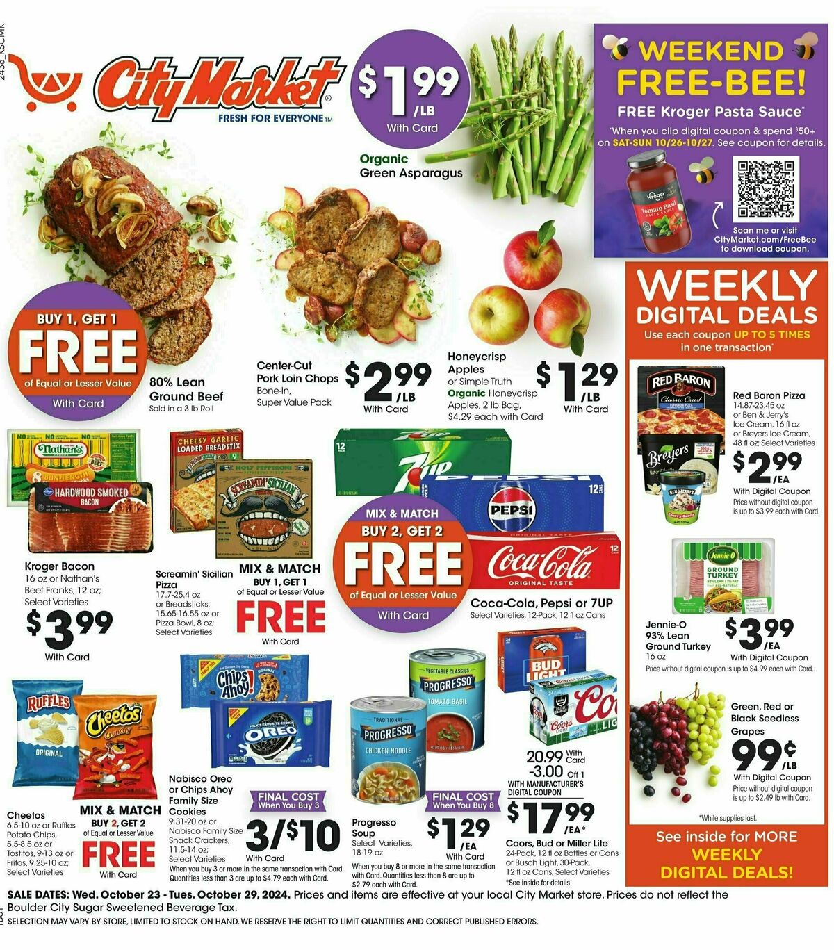 City Market Weekly Ad from October 23