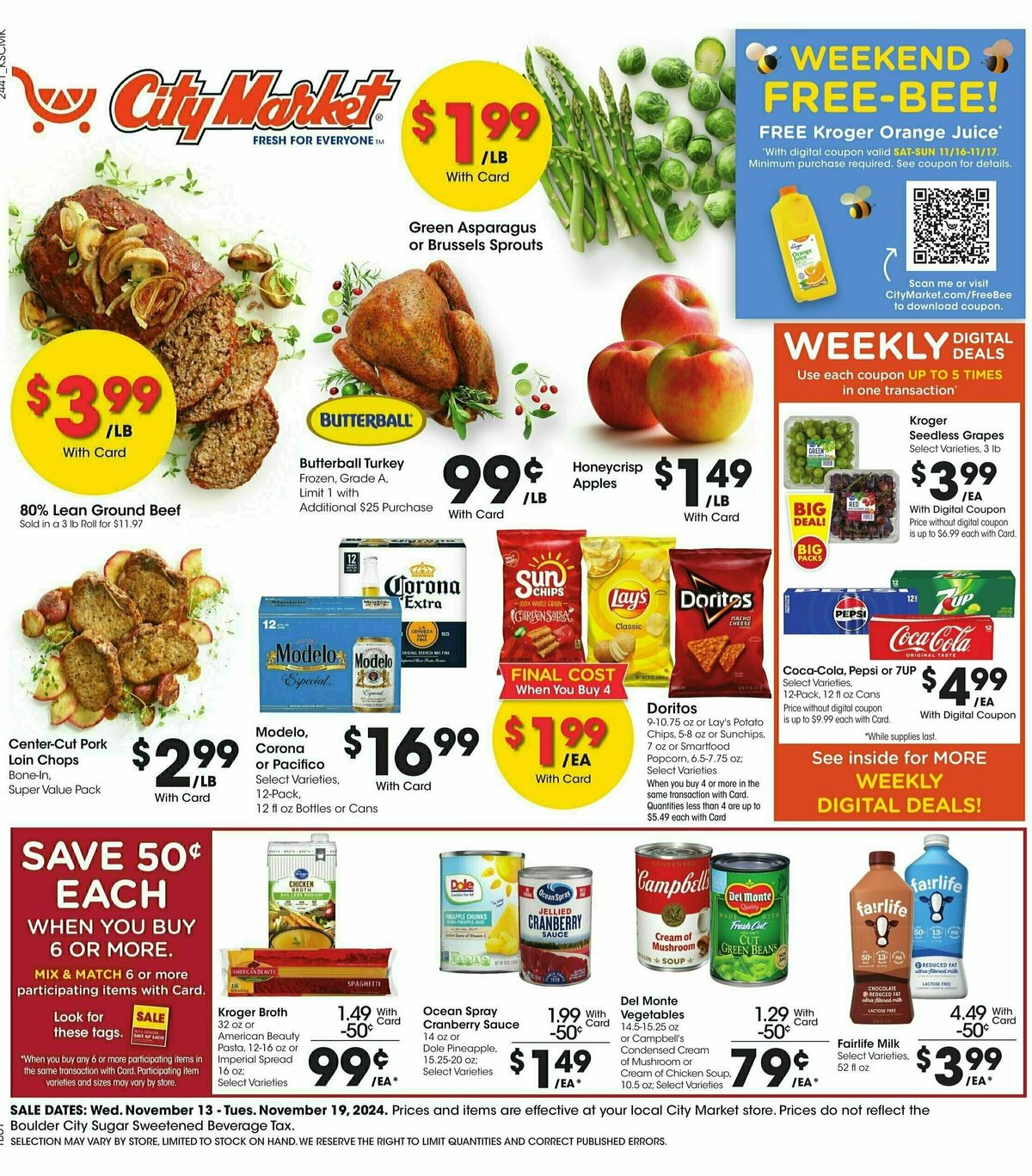 City Market Weekly Ad from November 13