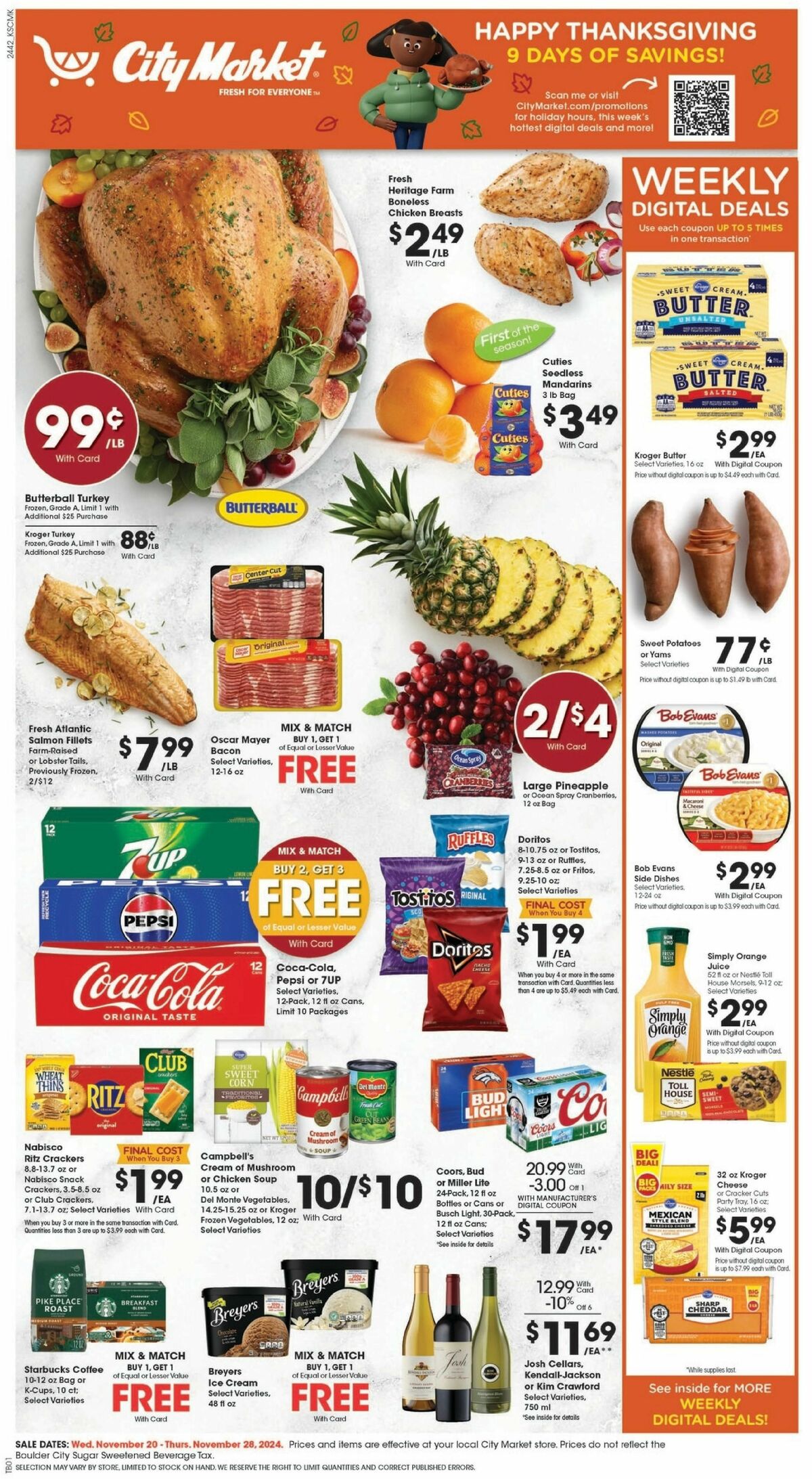 City Market Weekly Ad from November 20