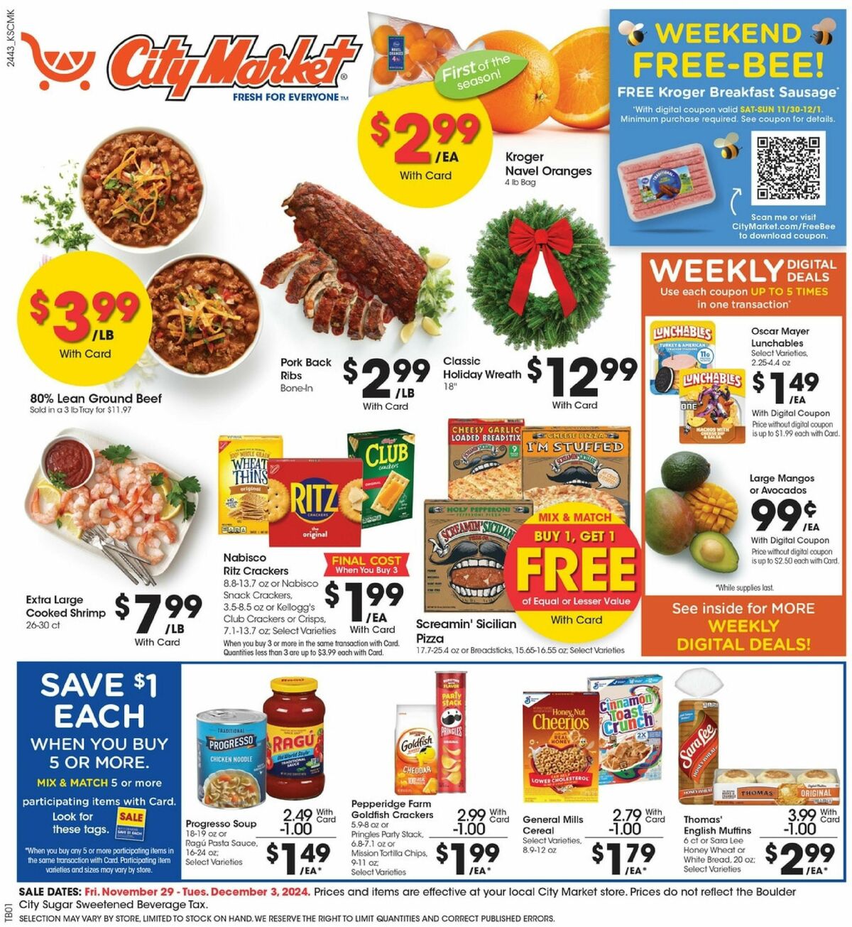 City Market Weekly Ad from November 29