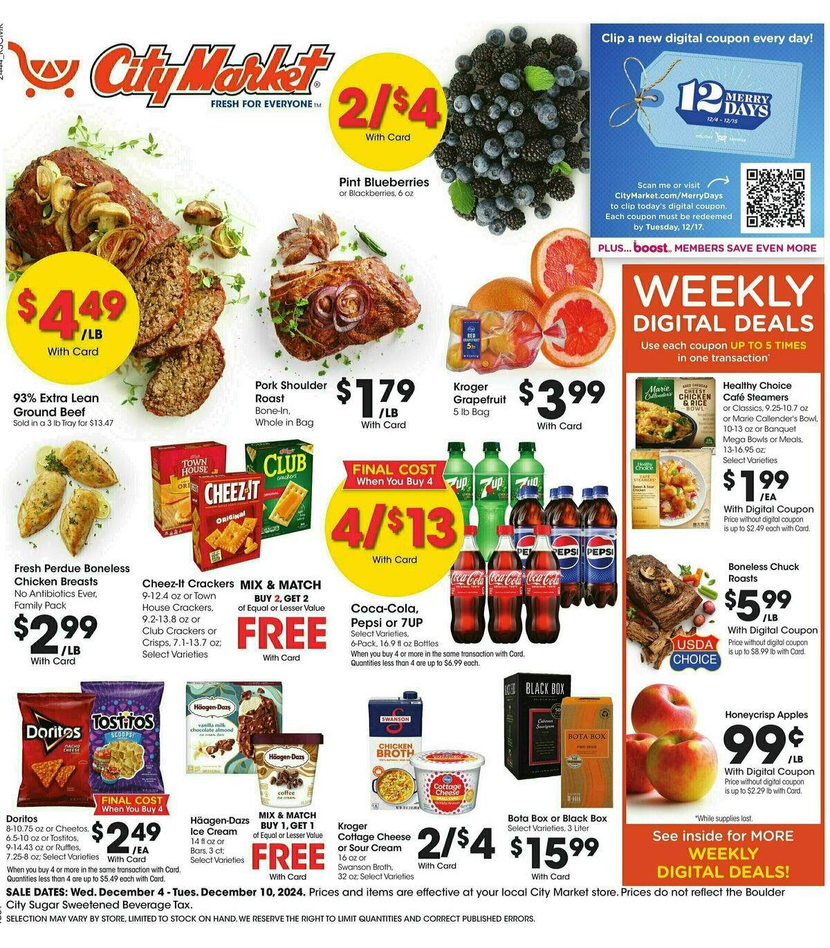 City Market Weekly Ad from December 4