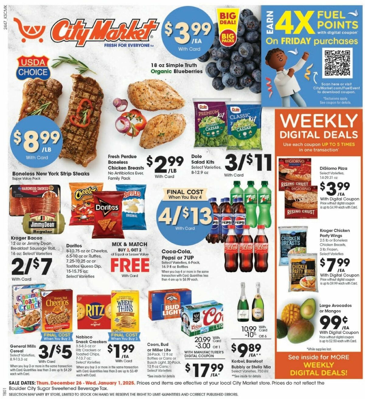 City Market Weekly Ad from December 26