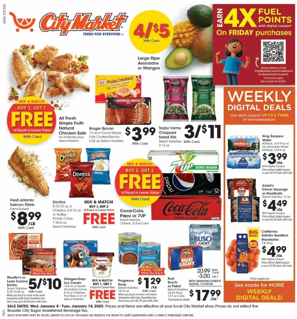 City Market Weekly Ad from January 8