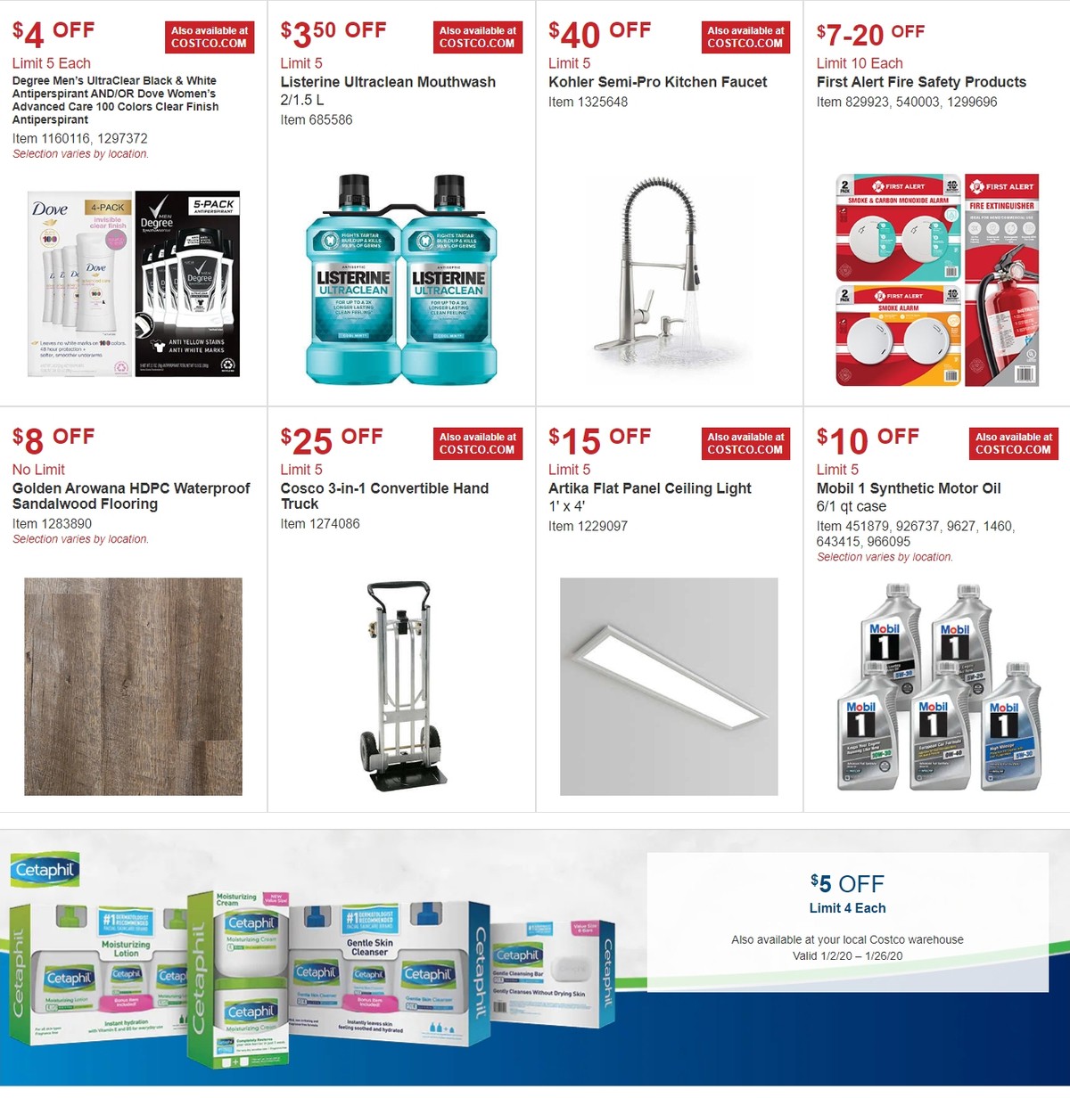 Costco Weekly Ad from January 2