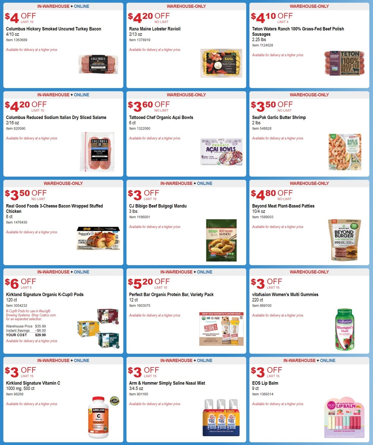 Costco Weekly Ad from March 9