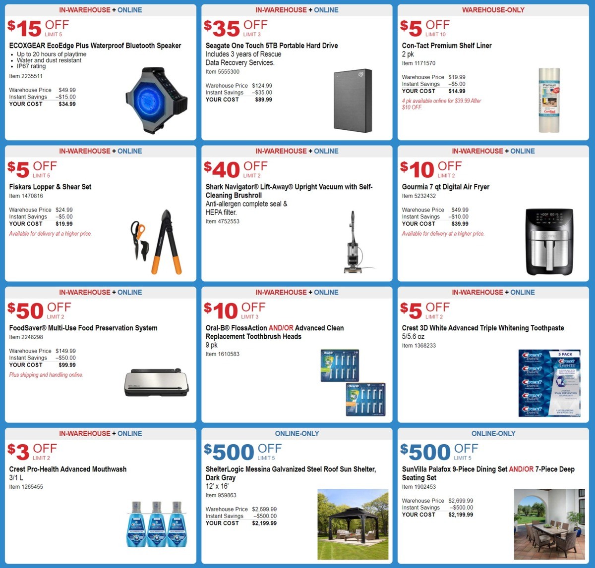 Costco Weekly Ad from March 9