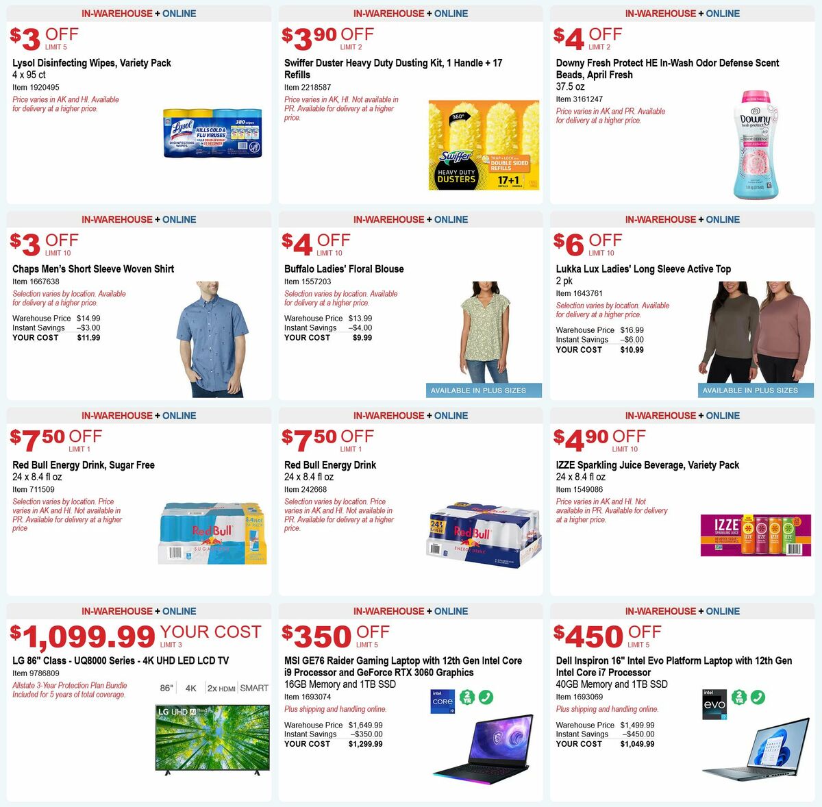 Costco Hot Buys Weekly Ad from April 1