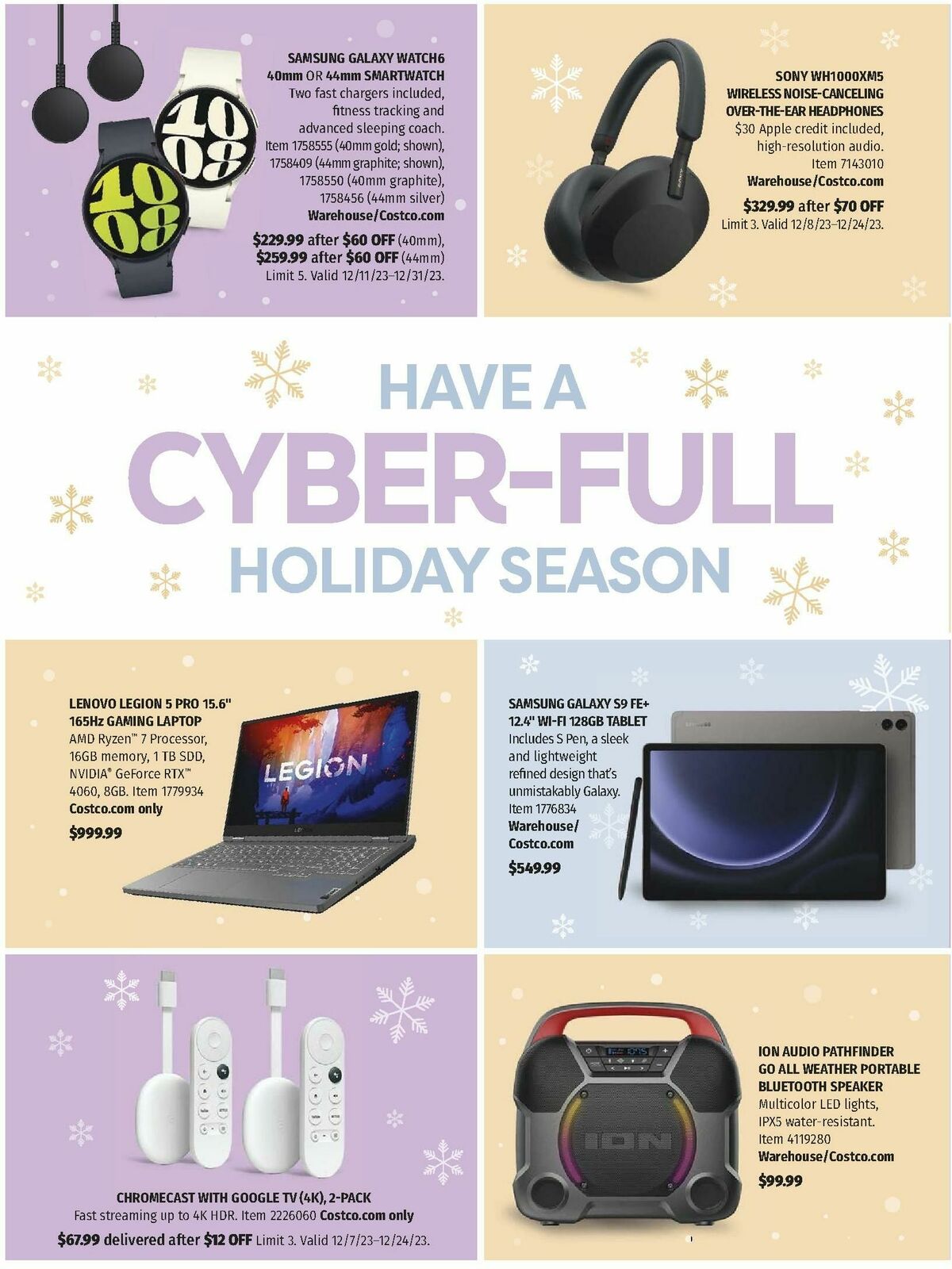 Costco Connection December Weekly Ad from December 1