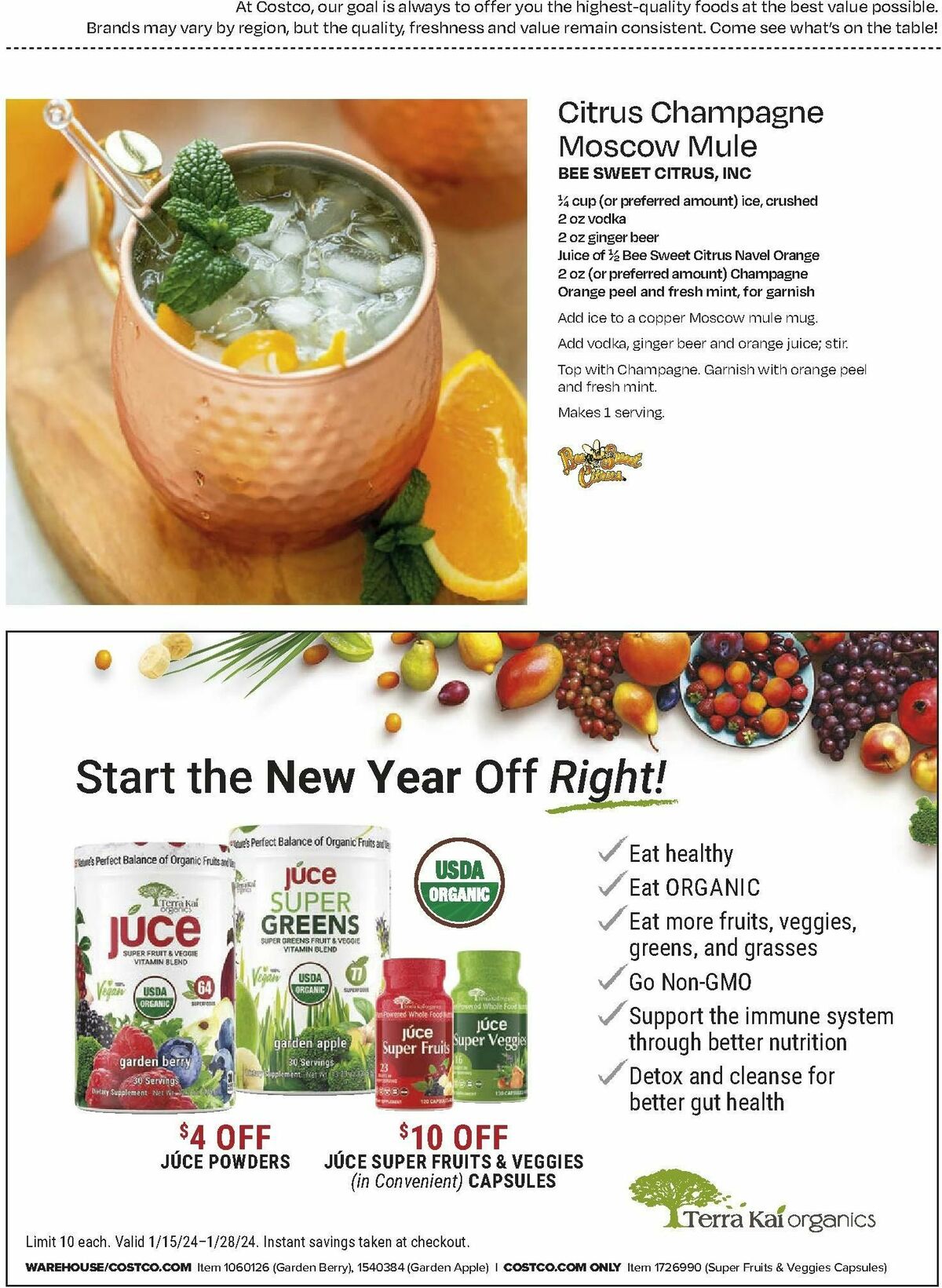 Costco Connection January Weekly Ad from January 1