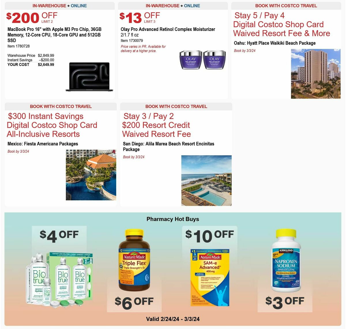 Costco Hot Buys Weekly Ad from February 24