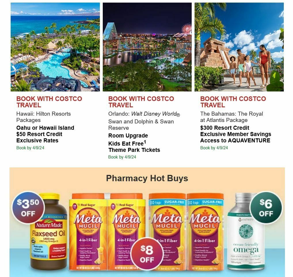 Costco Hot Buys Weekly Ad from April 1