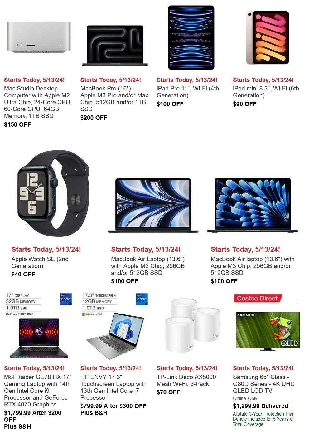 Costco Hot Buys Weekly Ad from May 13