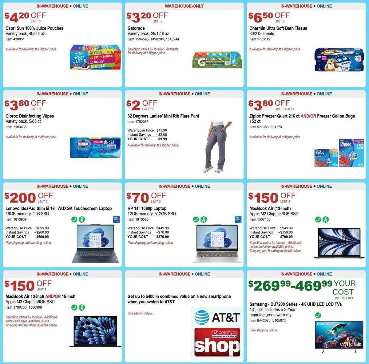 Costco Weekly Ad from July 31