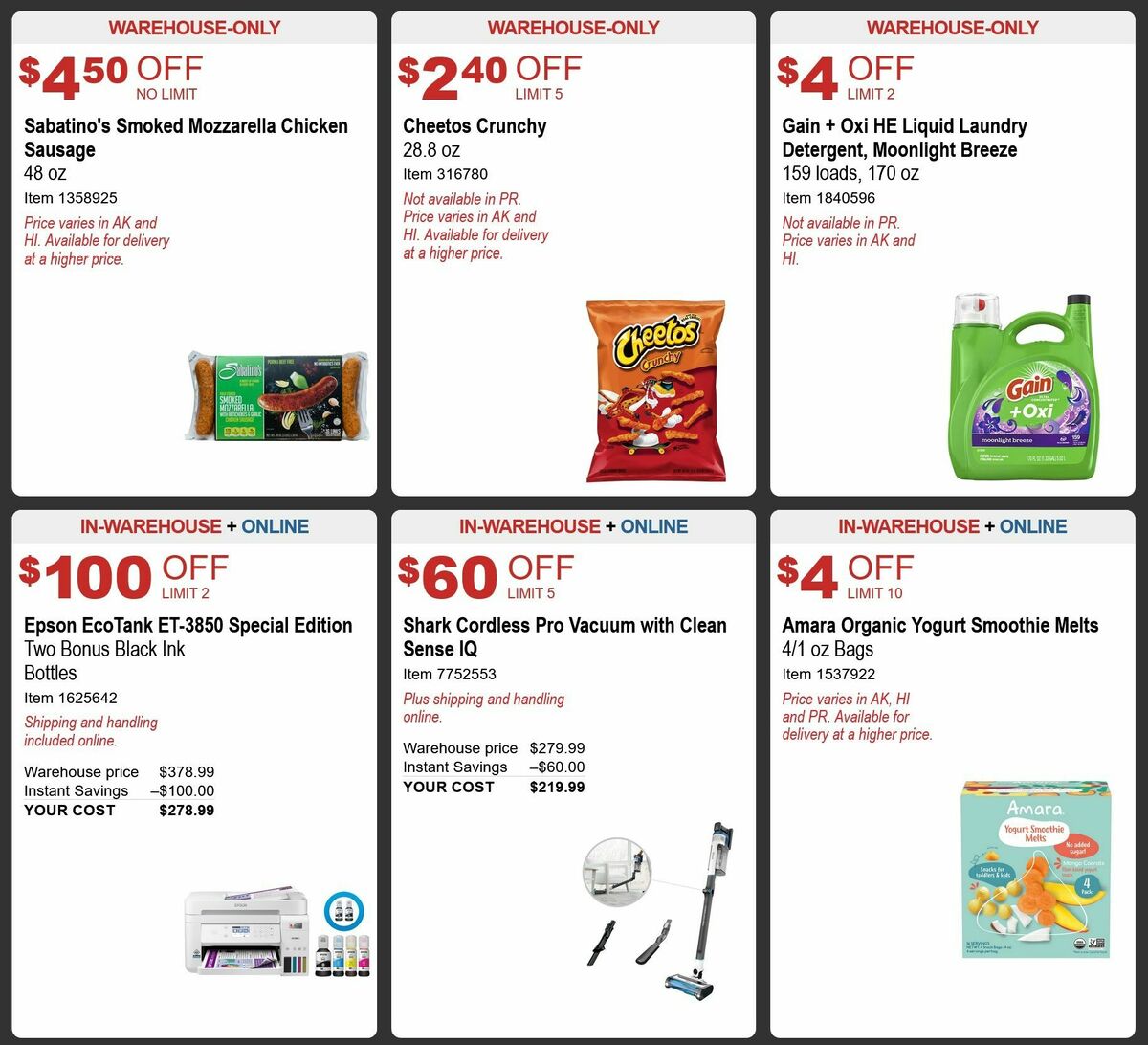 Costco Weekly Ad from August 24