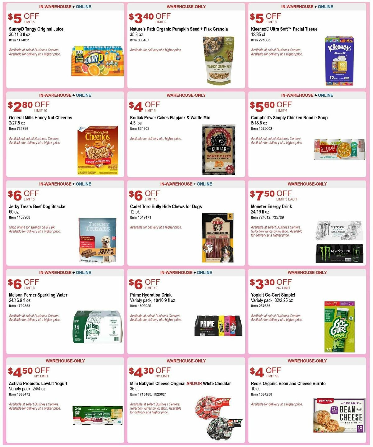 Costco Weekly Ad from August 28