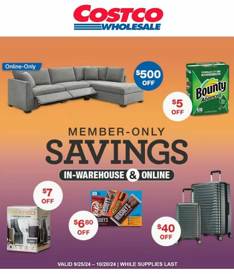 Costco Weekly Ad from September 25