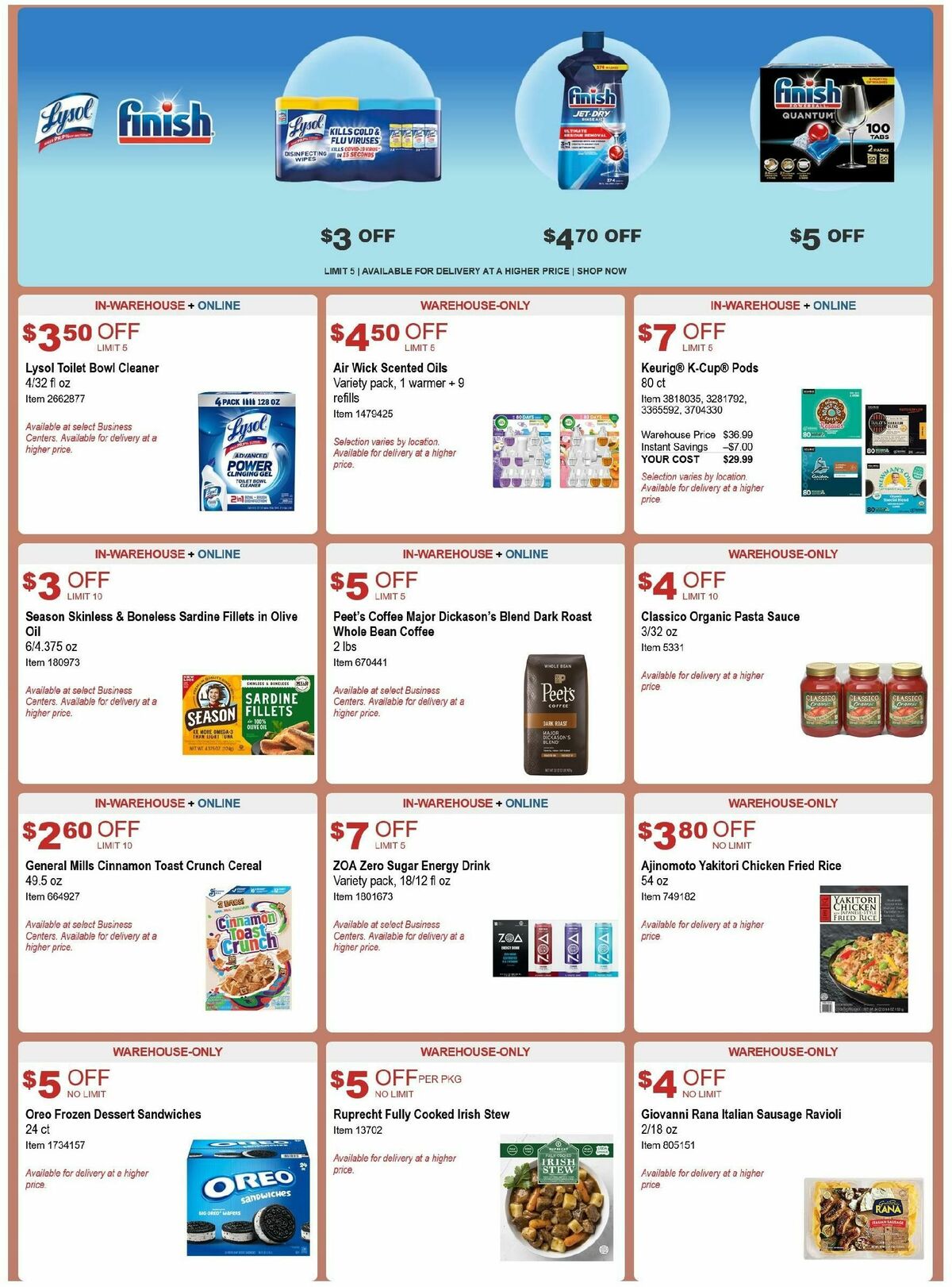 Costco Weekly Ad from September 25