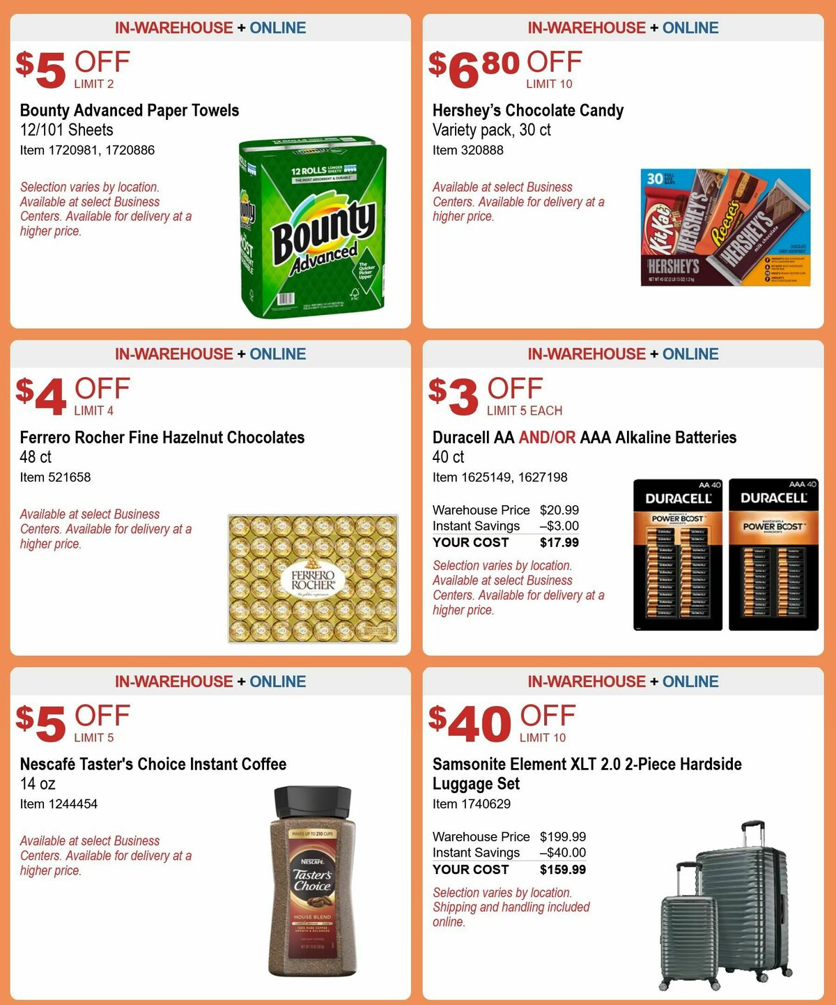 Costco Weekly Ad from September 25