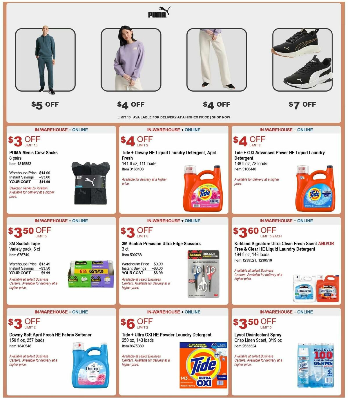 Costco Weekly Ad from September 25