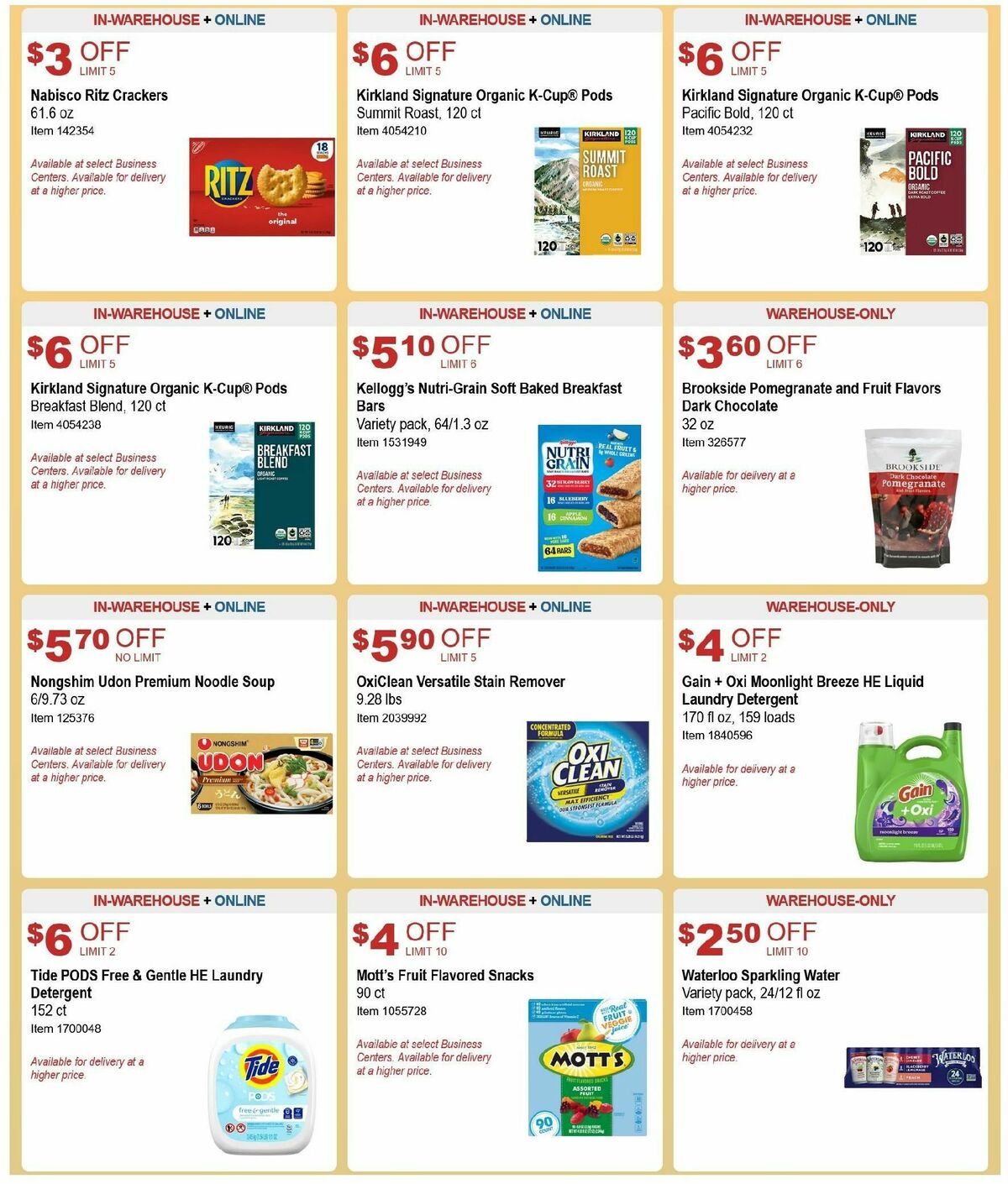 Costco Weekly Ad from October 23