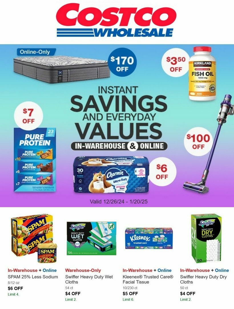 Costco Weekly Ad from December 26