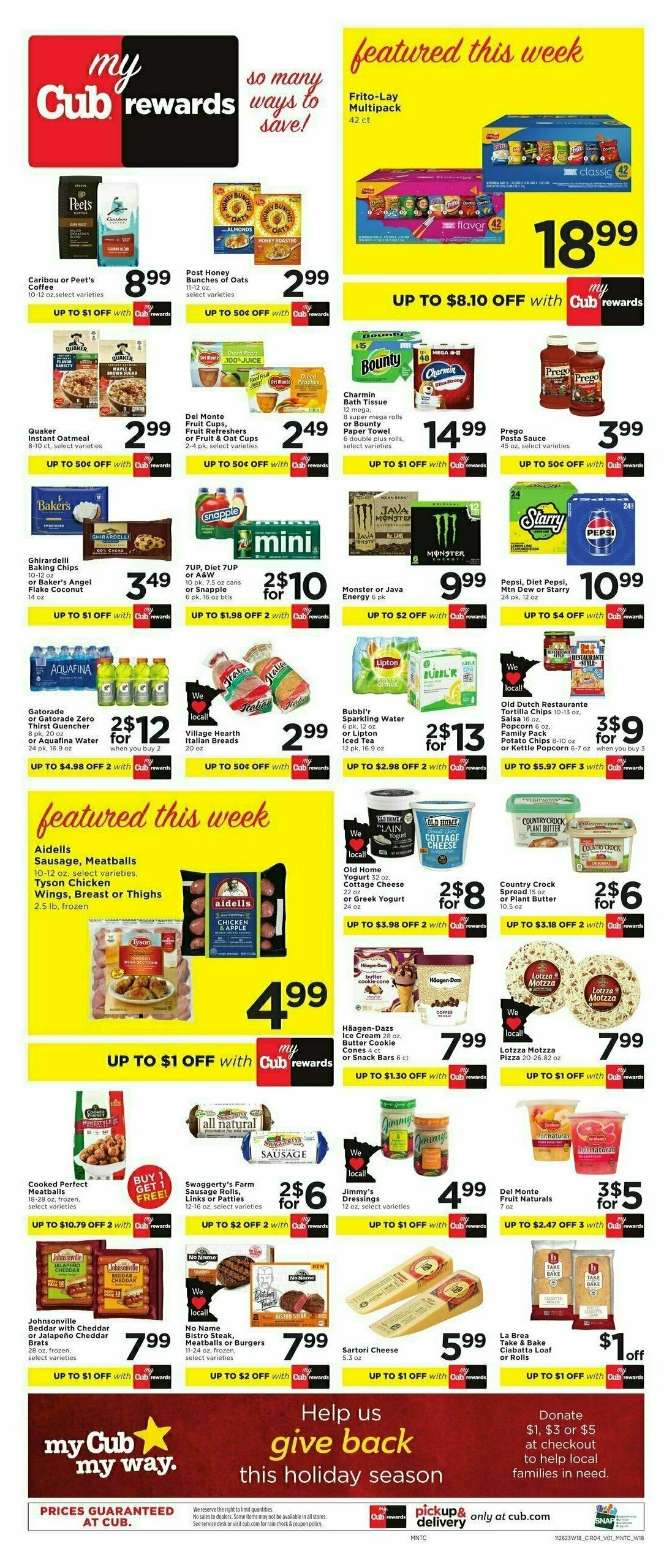 Cub Foods Holiday to the Max! Weekly Ad from November 26