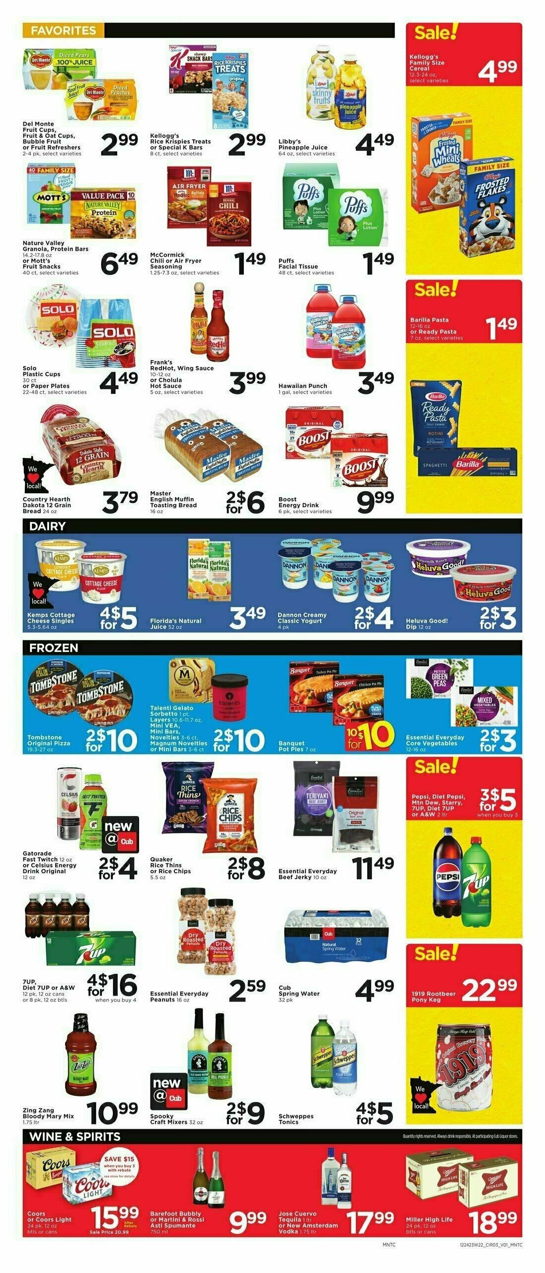 Cub Foods Weekly Ad from December 26