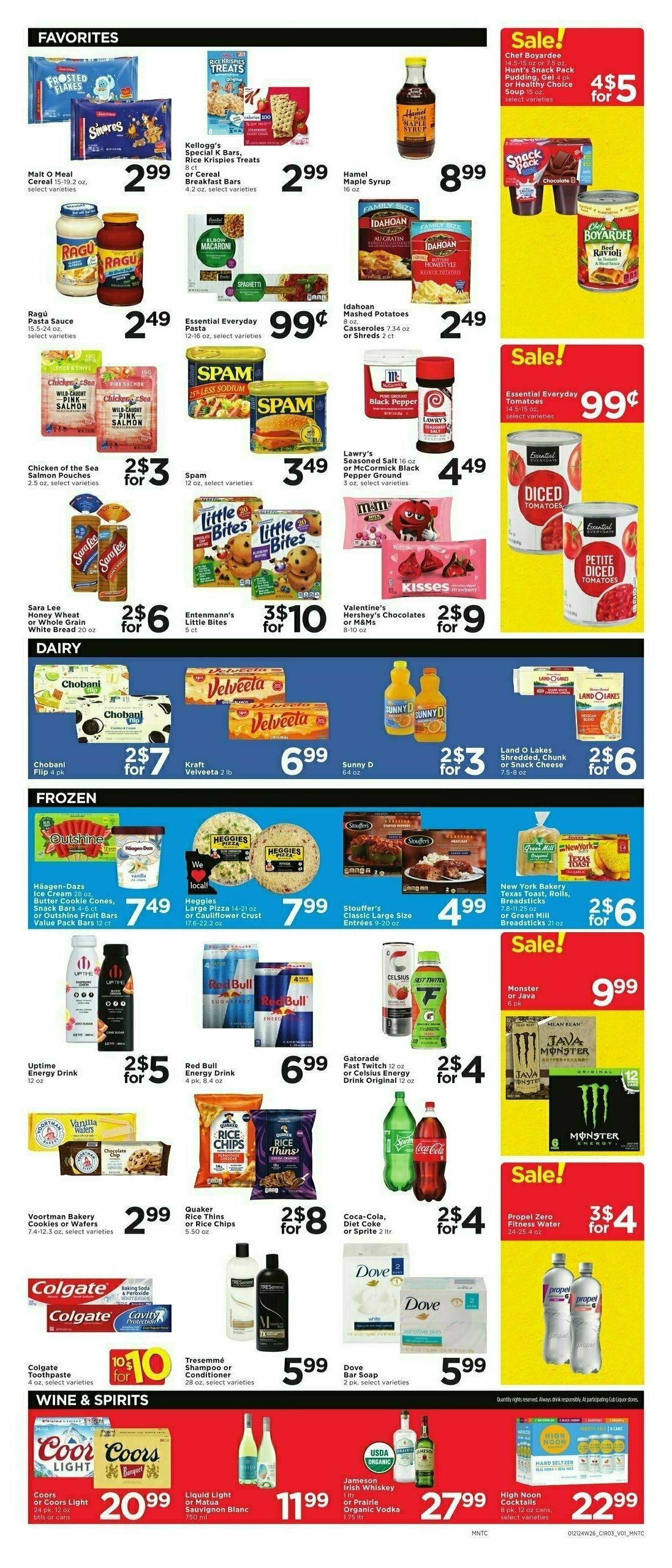 Cub Foods Weekly Ad from January 21