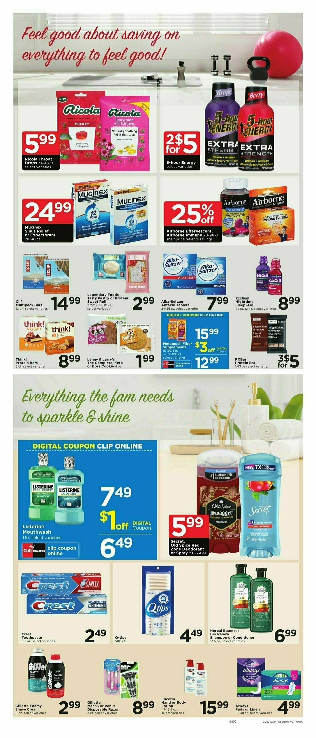 Cub Foods Big Sale Weekly Ad from January 28