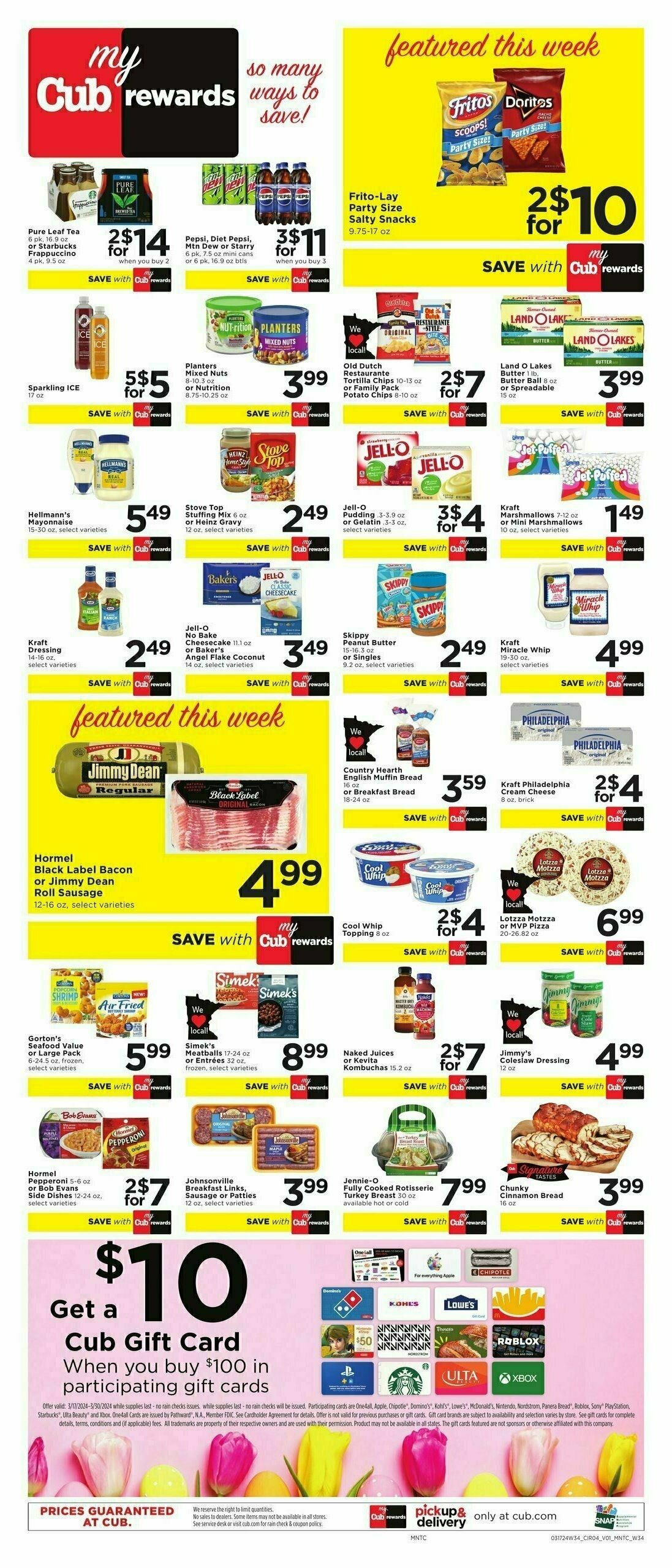 Cub Foods Weekly Ad from March 17