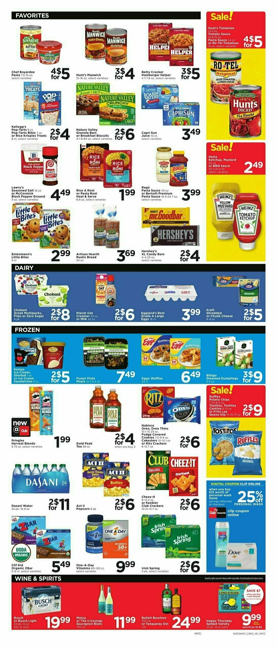 Cub Foods Weekly Ad from April 7