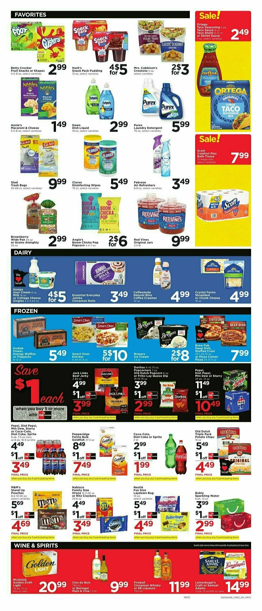 Cub Foods Weekly Ad from April 21