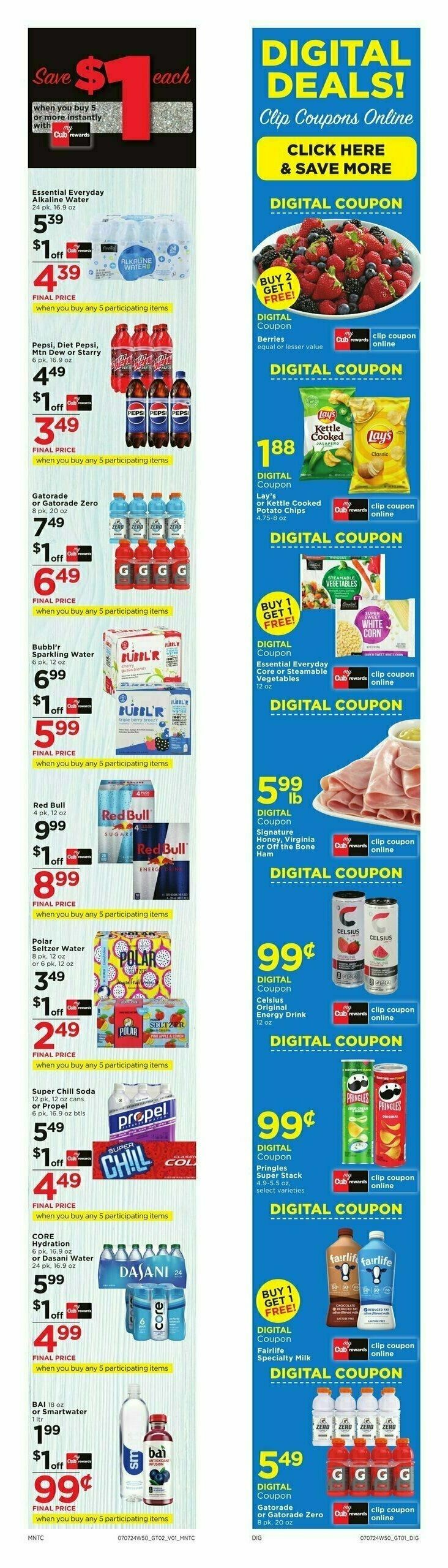 Cub Foods Weekly Ad from July 7