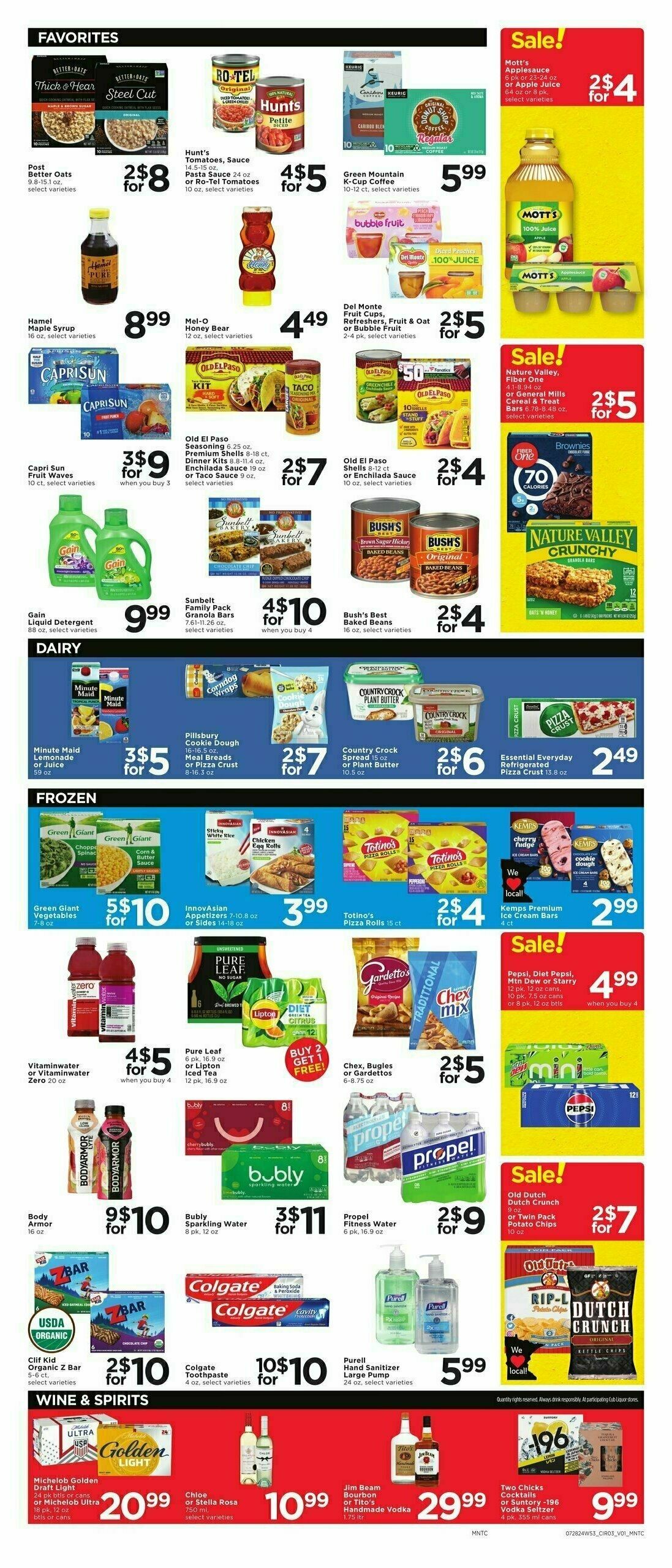 Cub Foods Weekly Ad from July 28