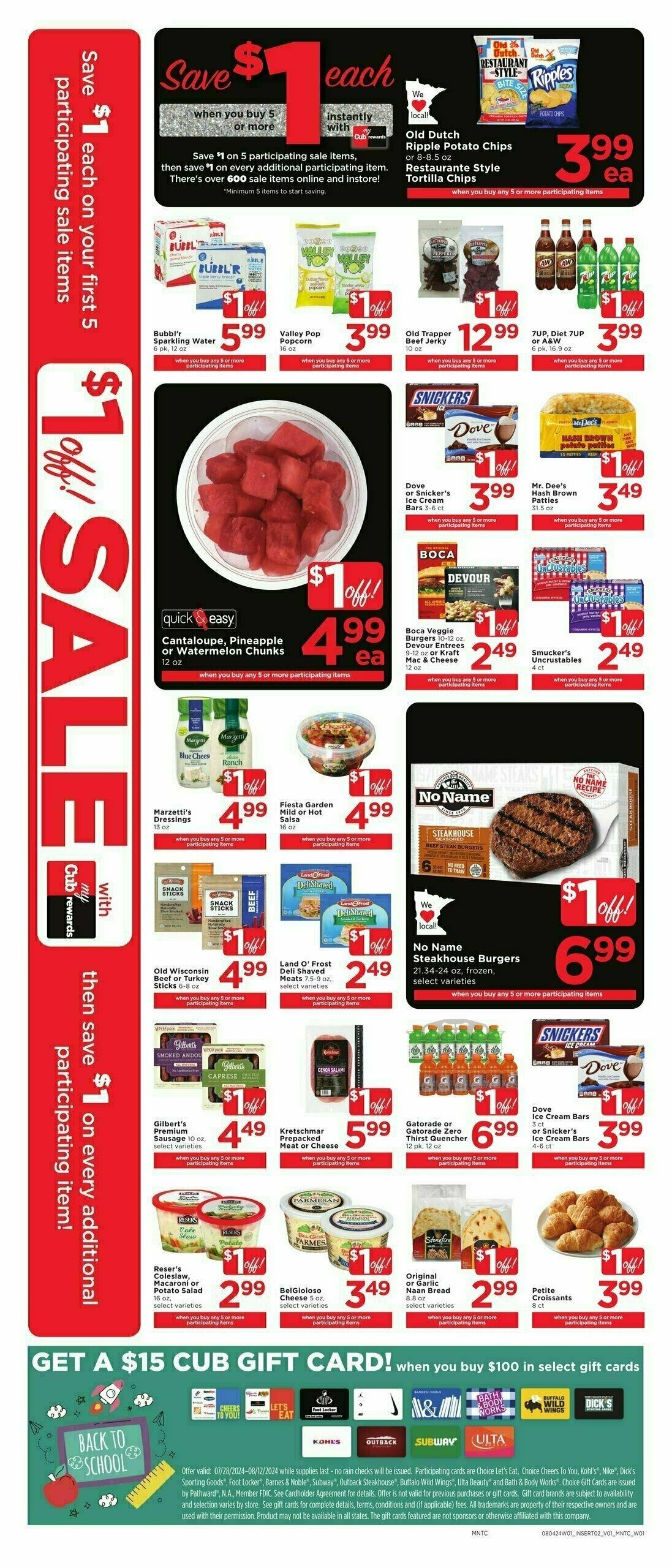 Cub Foods Weekly Ad from August 4