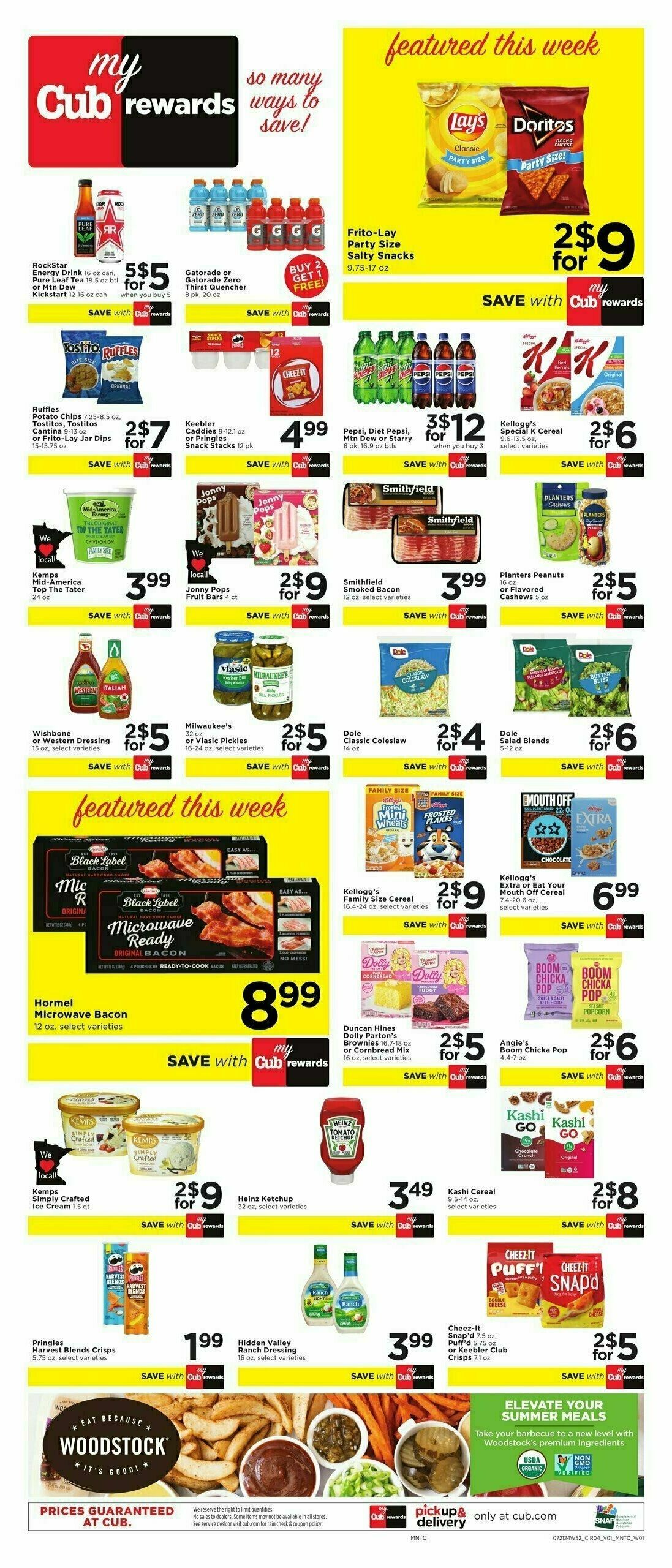 Cub Foods Weekly Ad from August 4