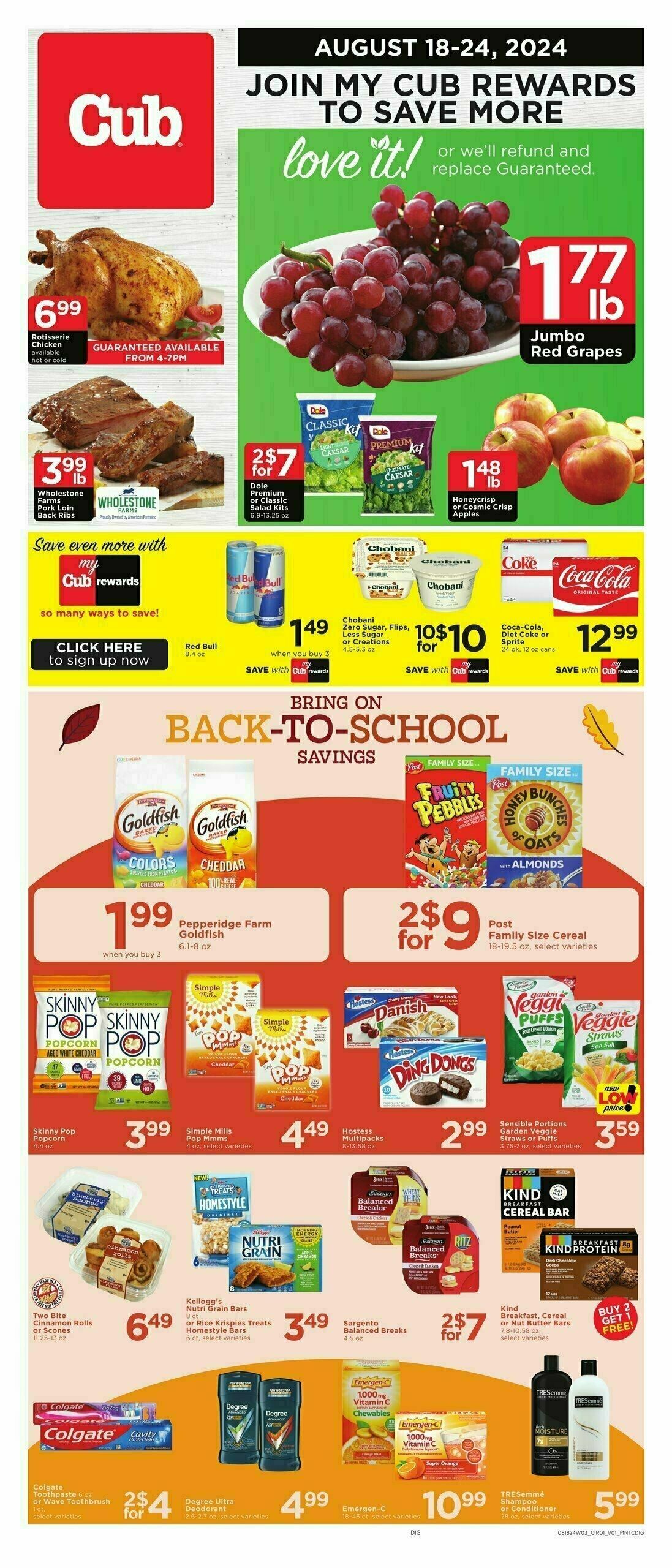 Cub Foods Weekly Ad from August 18