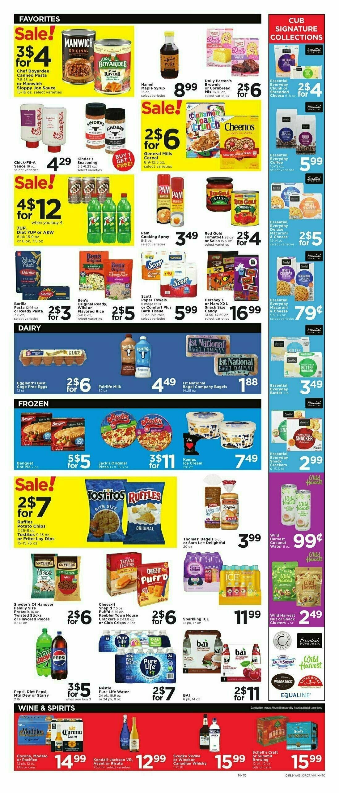 Cub Foods Weekly Ad from August 18