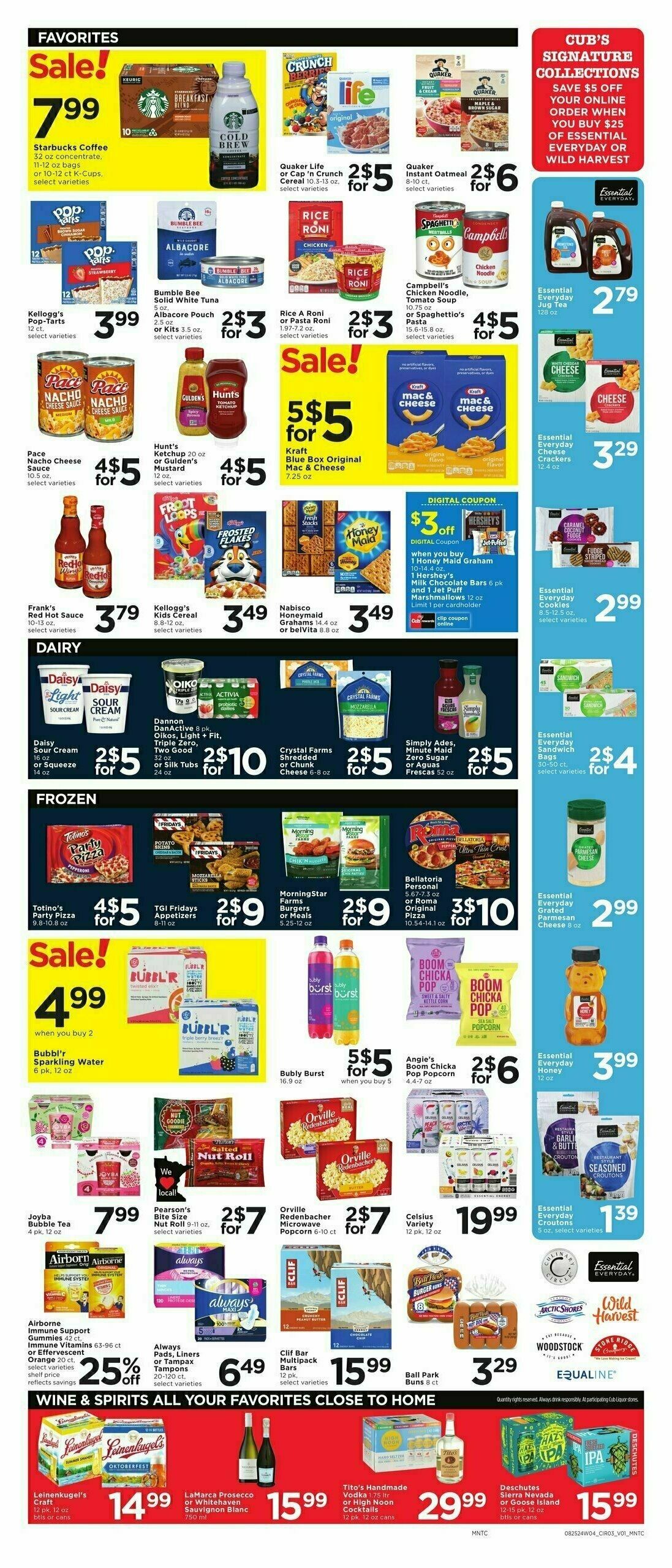 Cub Foods Weekly Ad from August 25