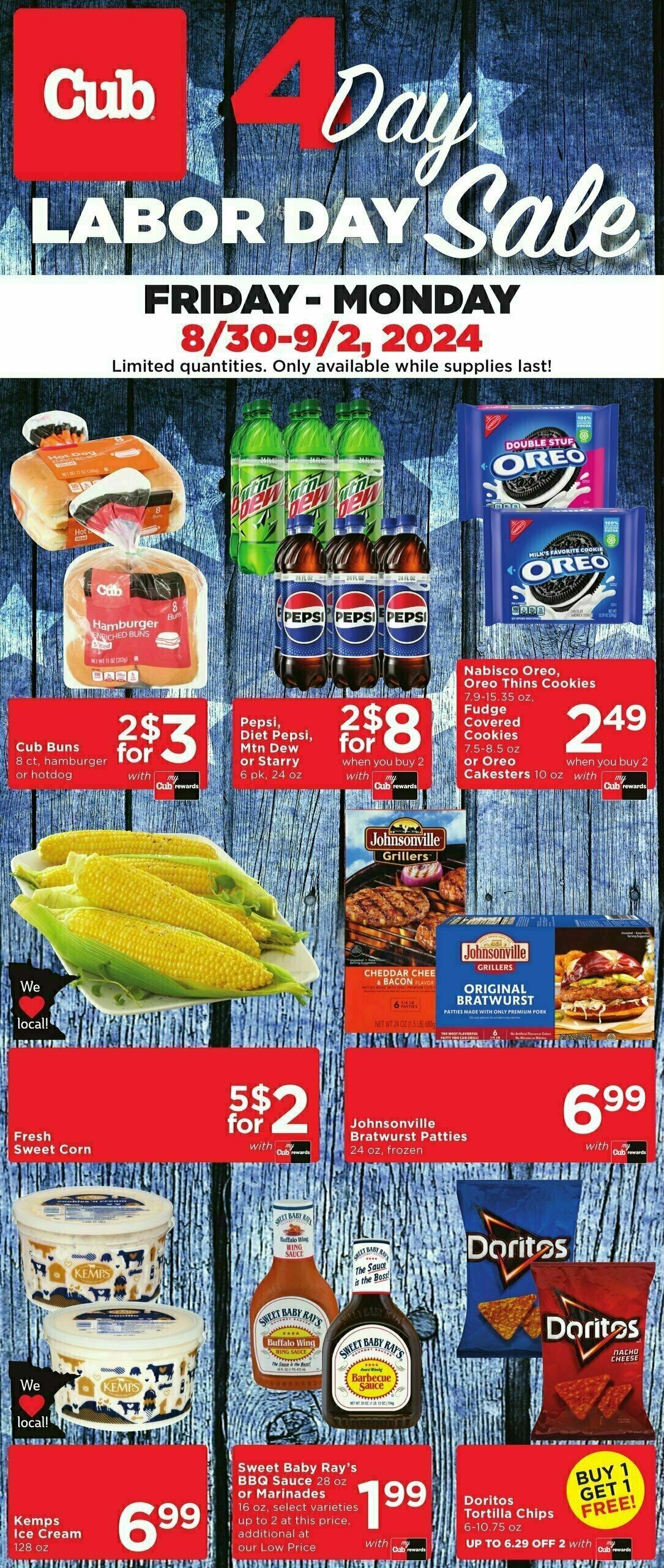 Cub Foods 4 DAY SALE Weekly Ad from August 30