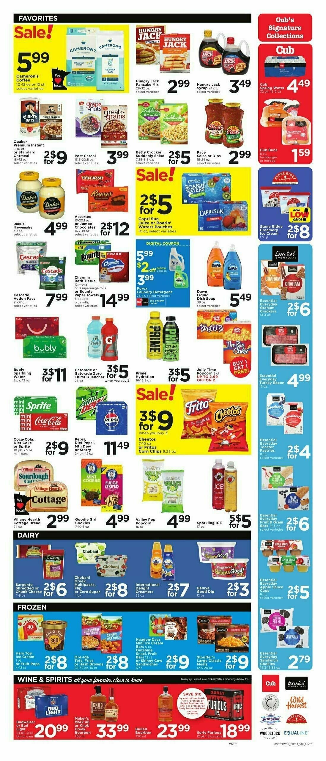 Cub Foods Weekly Ad from September 3