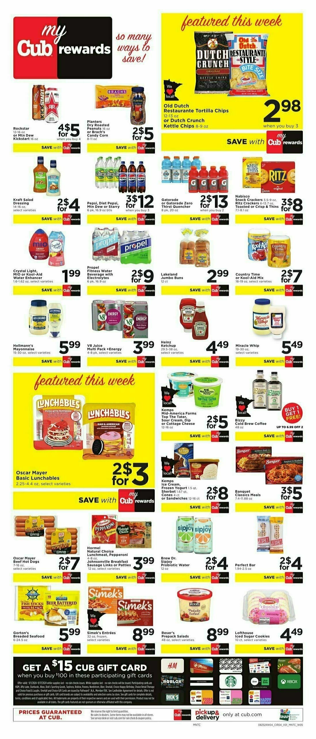 Cub Foods Weekly Ad from September 3